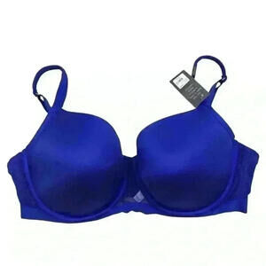 NEW Cacique Women’s Micro Sateen Fishnet Boost Balconette Bra Size 44DDD